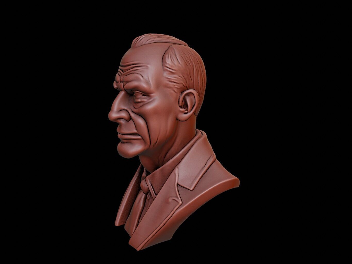 Jan Zizka Bust 3D print model_2