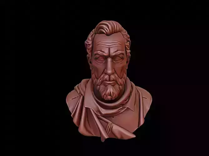 Jose de San Martin Bust 3D print model