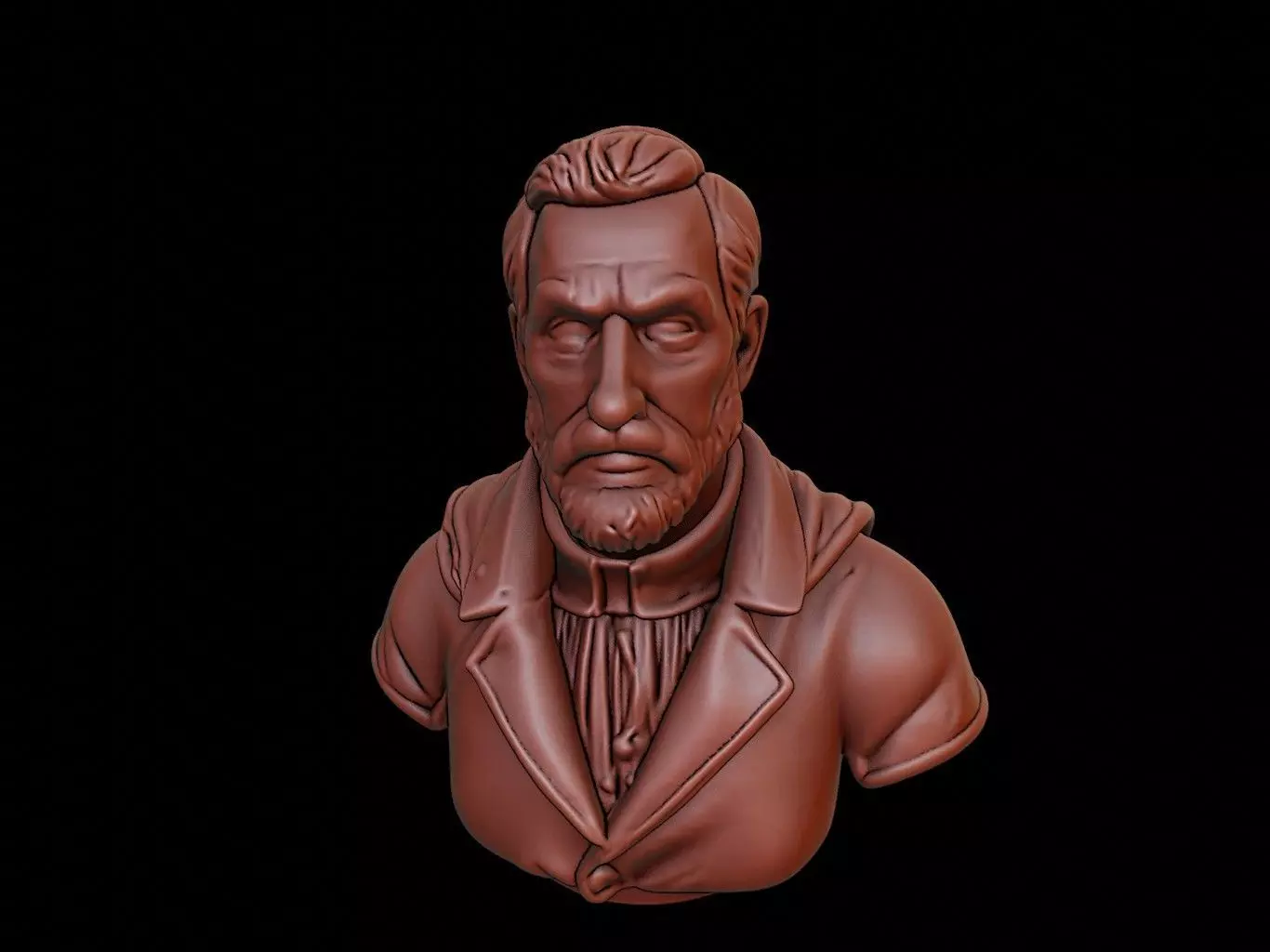 Jose de San Martin Bust 3D print model_0
