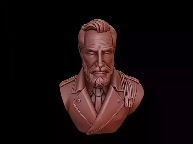 Jose de San Martin Bust 3D print model