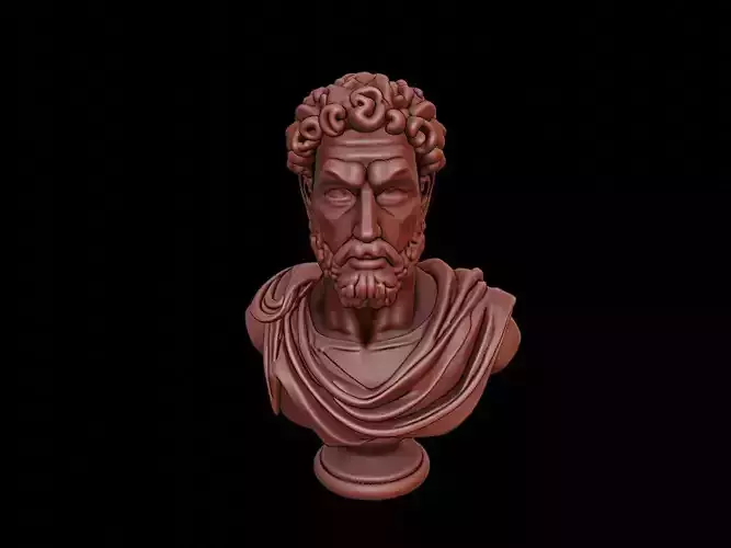 Julius Caesar Bust 3D print model