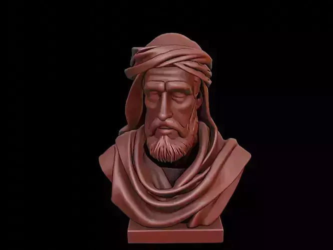 Khalid ibn al Walid Bust 3D print model