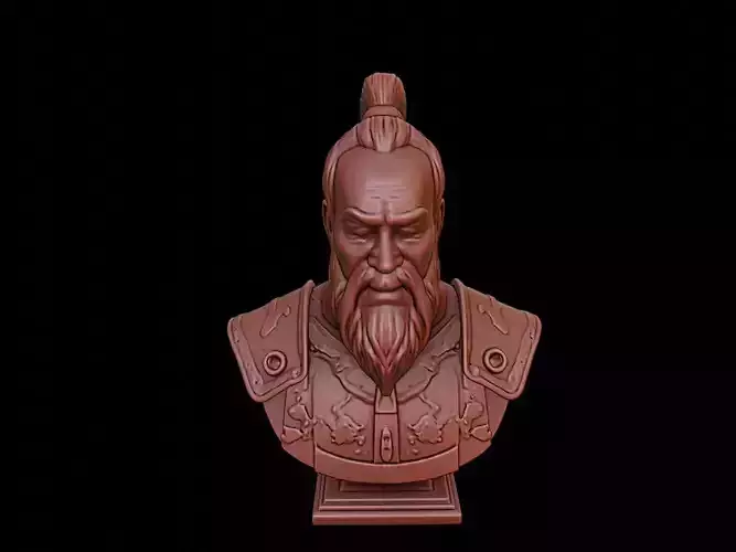 Kublai Khan Bust