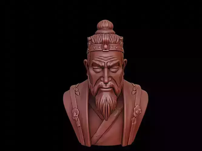 Kublai Khan Bust