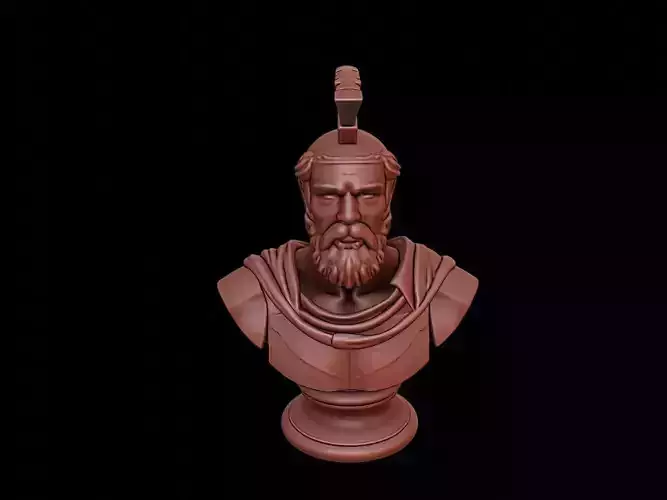 Leonidas I Bust 3D print model