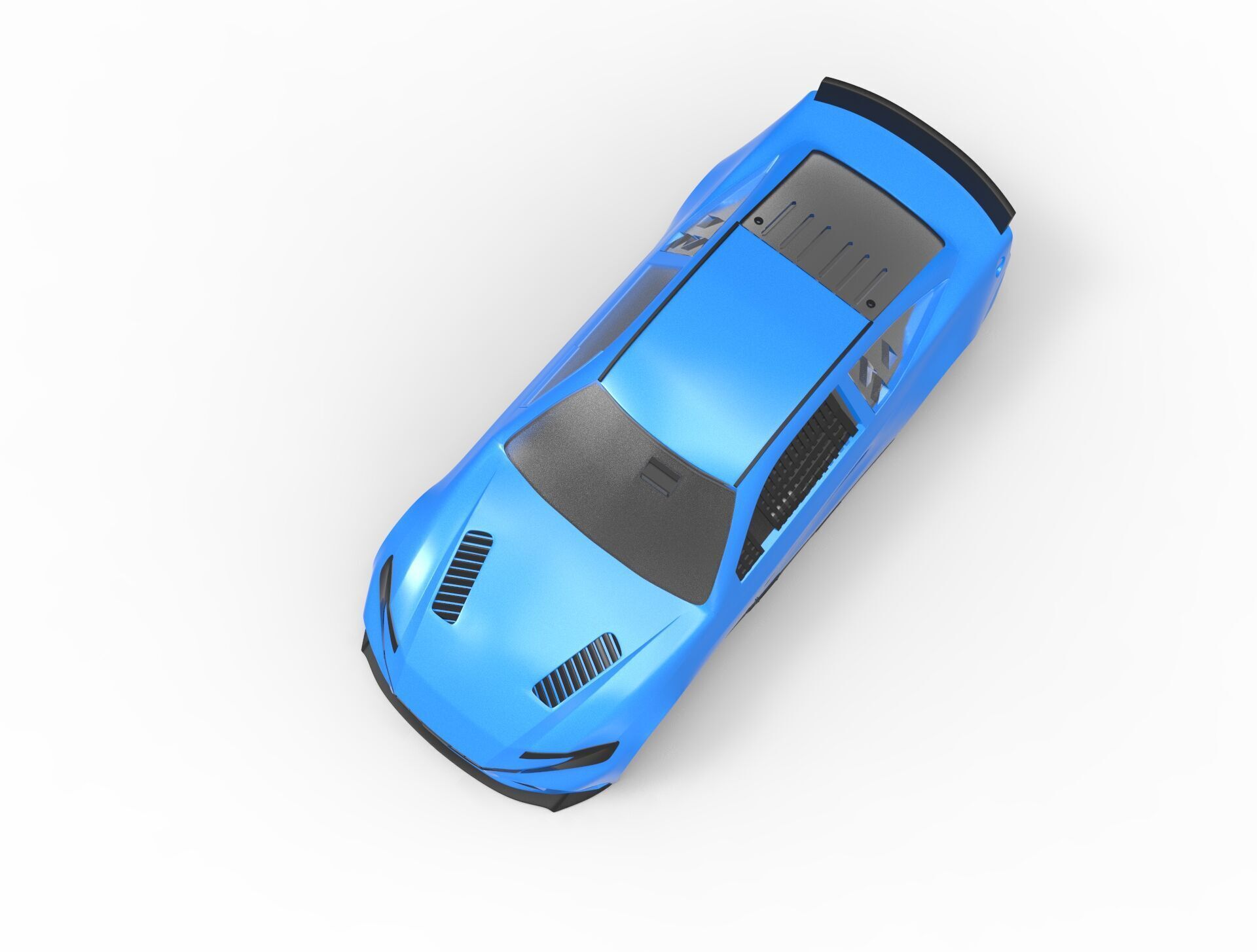 NASCAR Toyota Camry XSE 23XI Rc body shell 3D print model_3