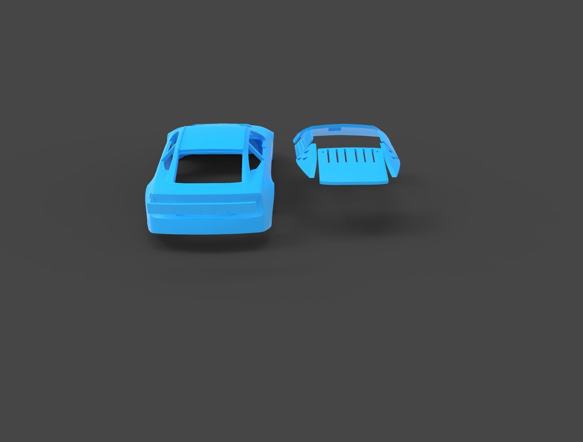 NASCAR Toyota Camry XSE 23XI Rc body shell 3D print model_12