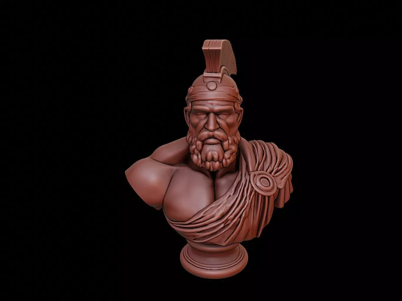Leonidas I Bust 3D print model