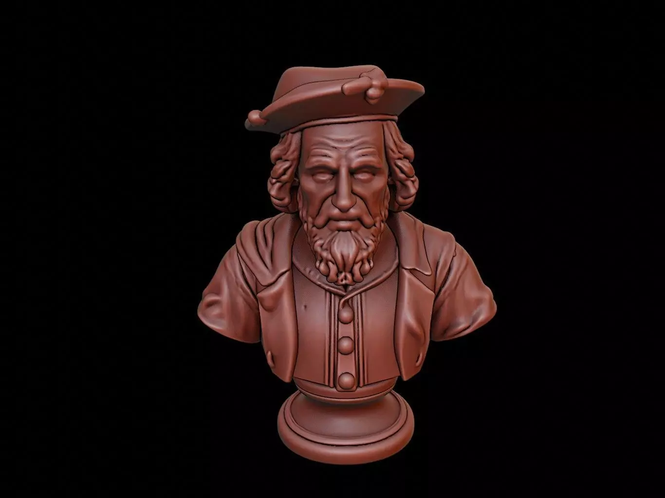 Louis XIV Bust 3D print model_0