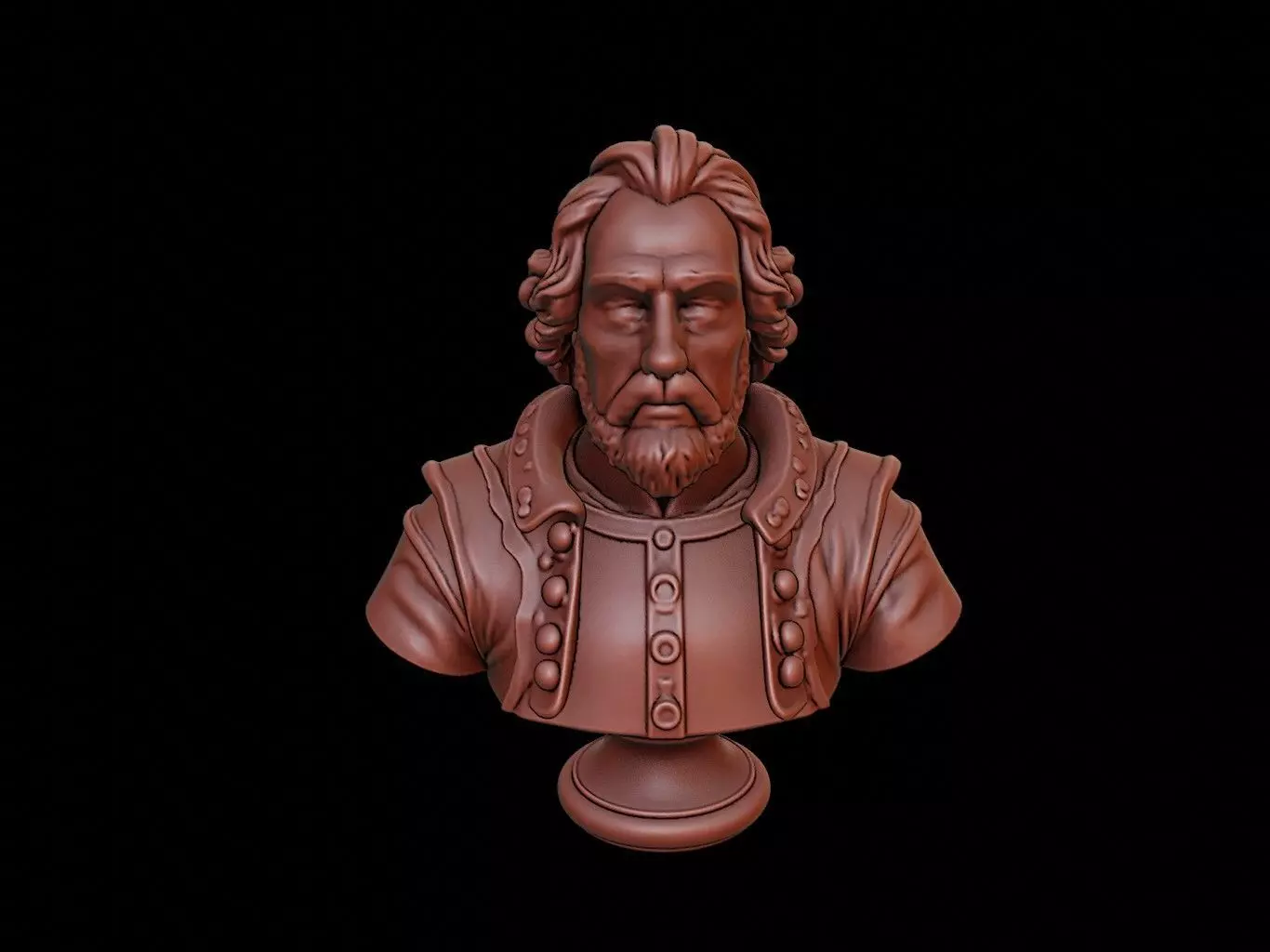 Louis XIV Bust 3D print model