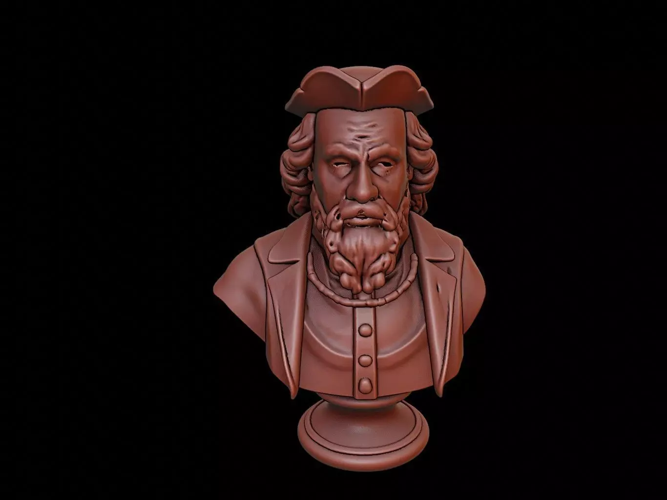 Louis XIV Bust 3D print model