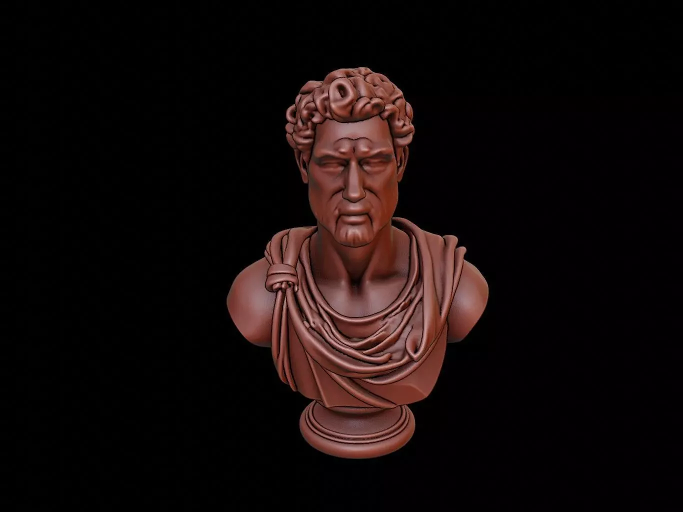 Marcus Antonius Bust 3D print model