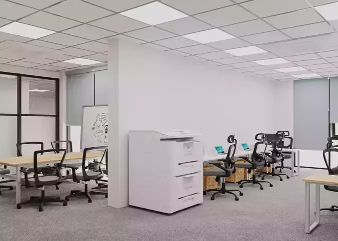 Model 3D office