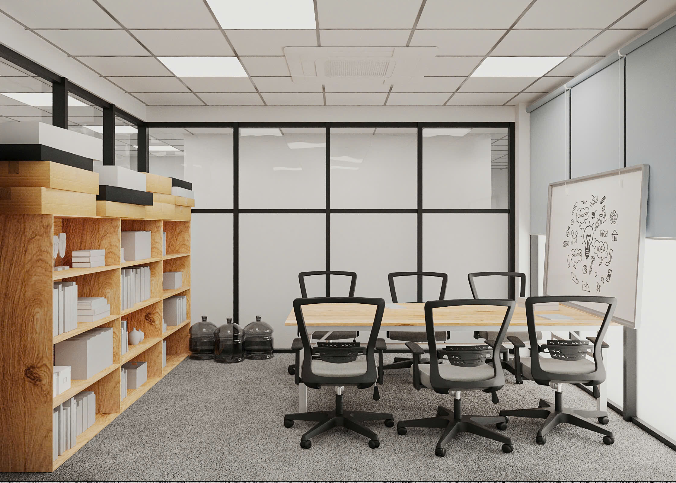 Model 3D office Free 3D model_2