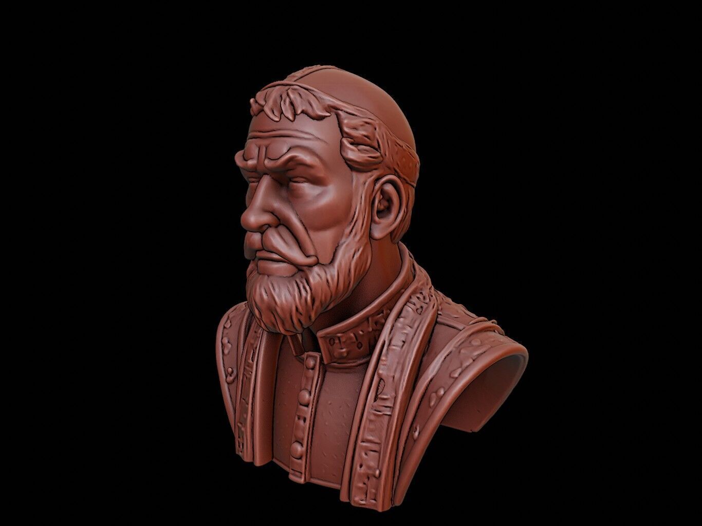 Mehmed II Bust 3D print model_2