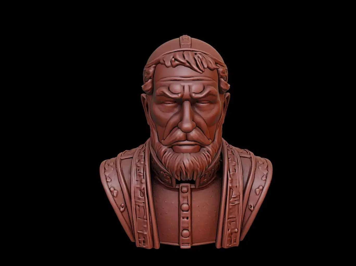 Mehmed II Bust 3D print model_0
