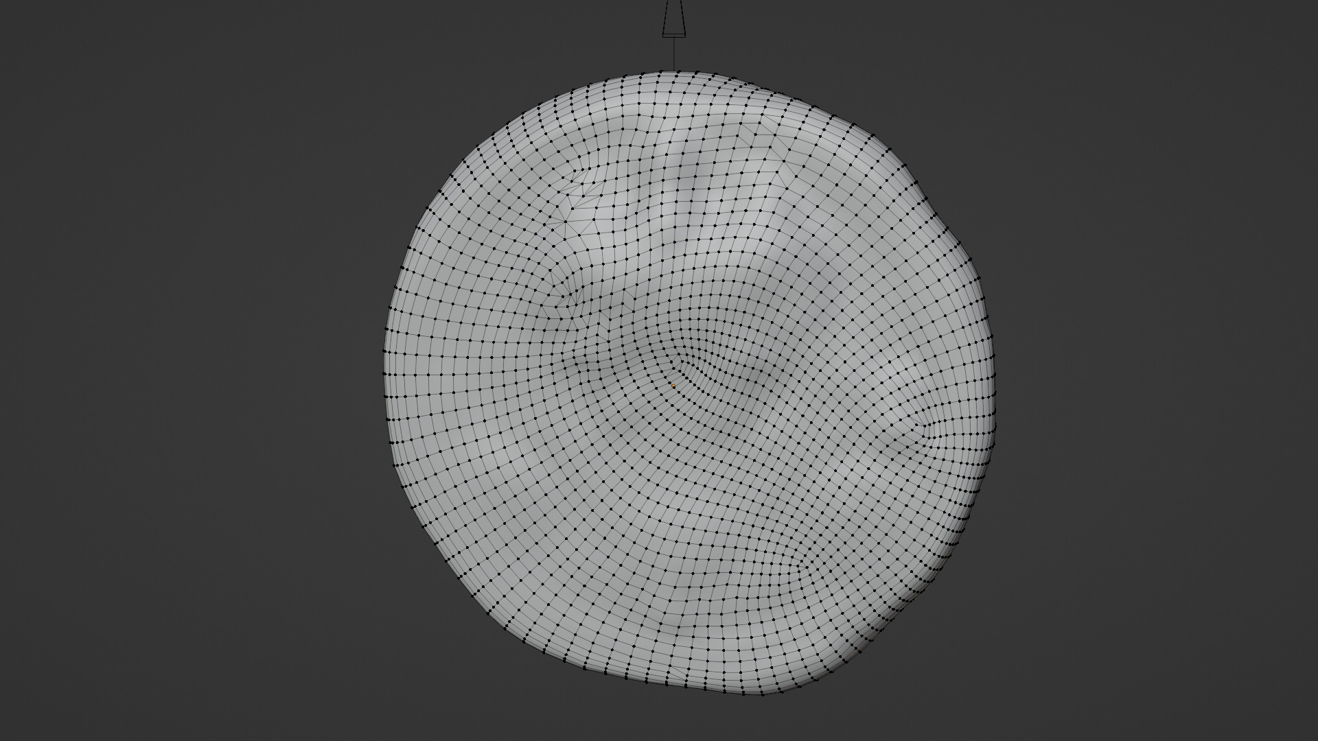 devil  vintage coin Low-poly 3D model_5