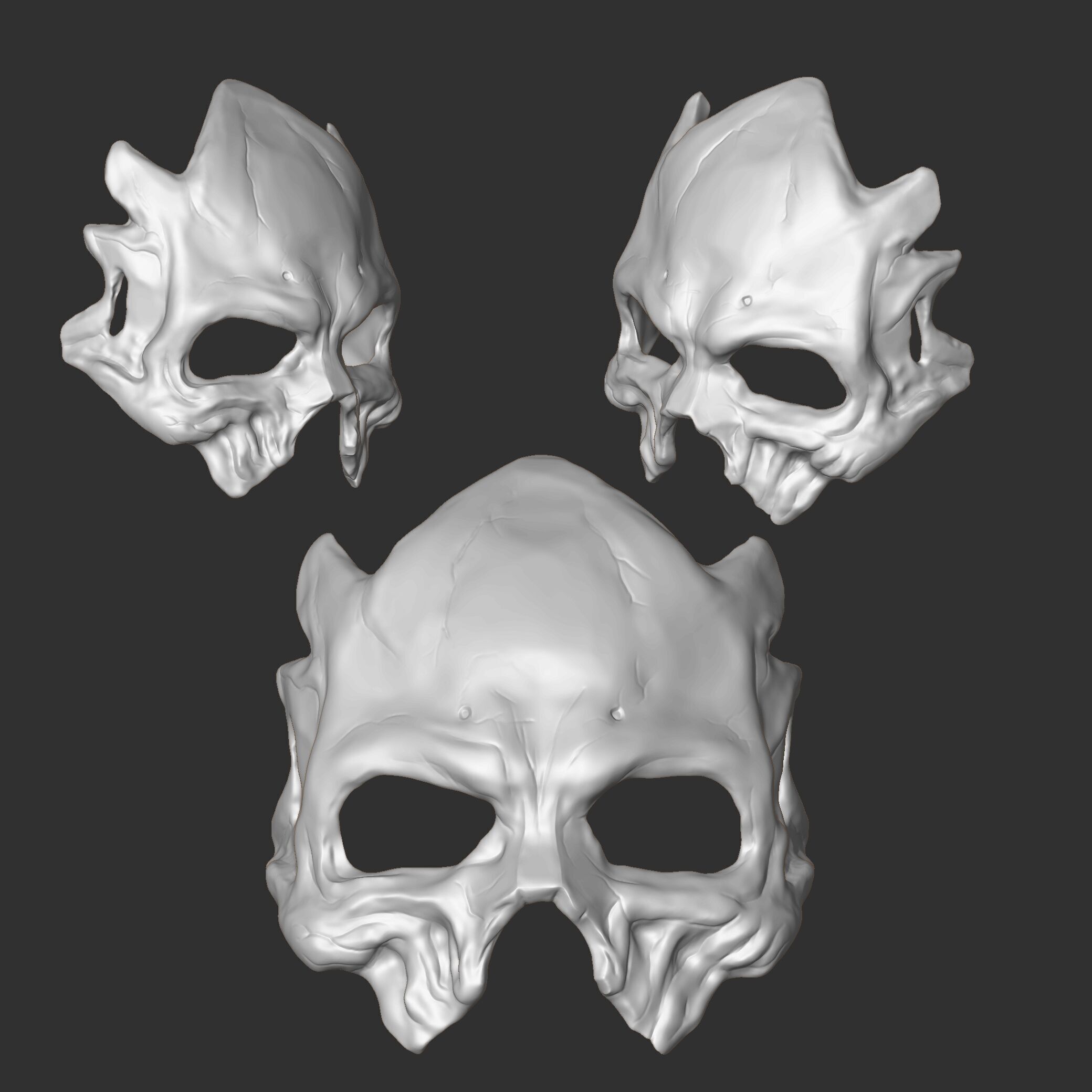 Mask of Papa V Perpetua - Ghost B C 3D print model_2