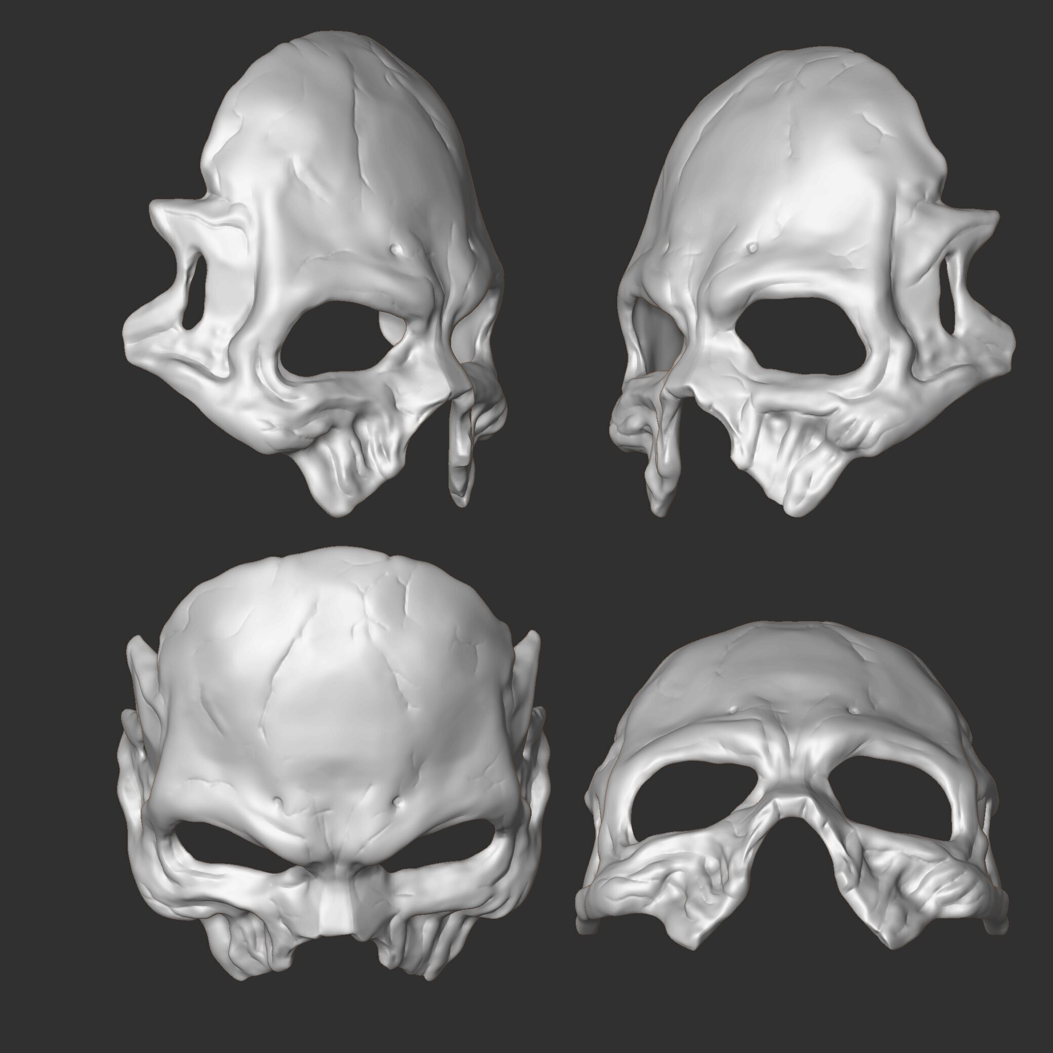 Mask of Papa V Perpetua - Ghost B C 3D print model_3