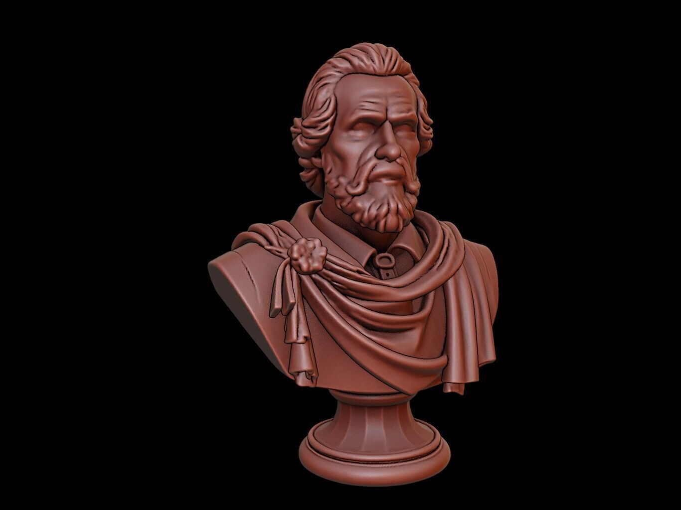 Peter the Great Bust 3D print model_1