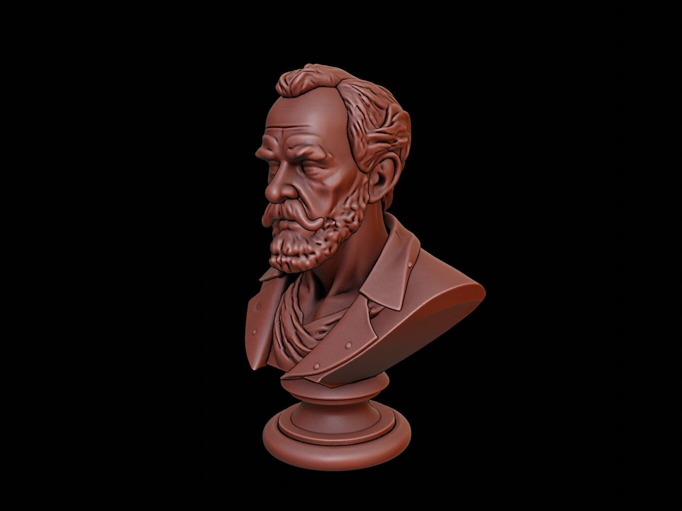 Pompey Magnus Bust 3D print model_2