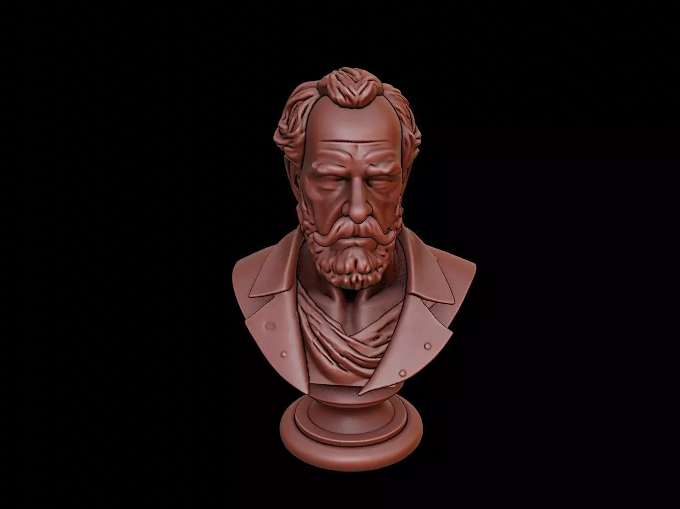 Pompey Magnus Bust 3D print model_0