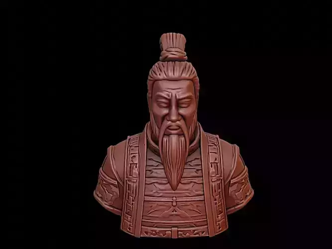Qin Shi Huang Bust 3D print model
