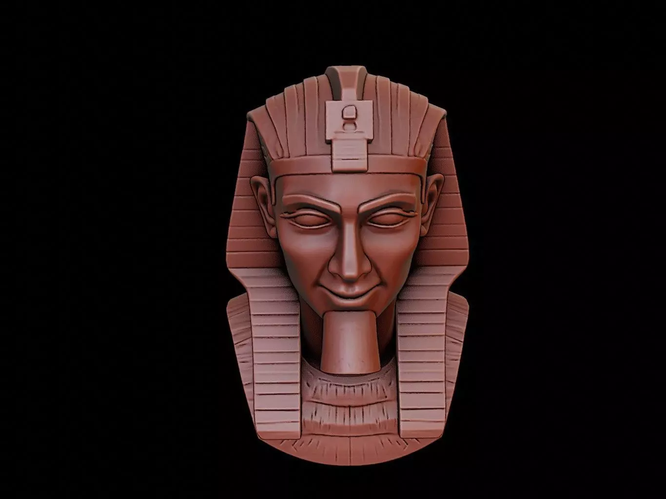 Ramses II Bust 3D print model_0