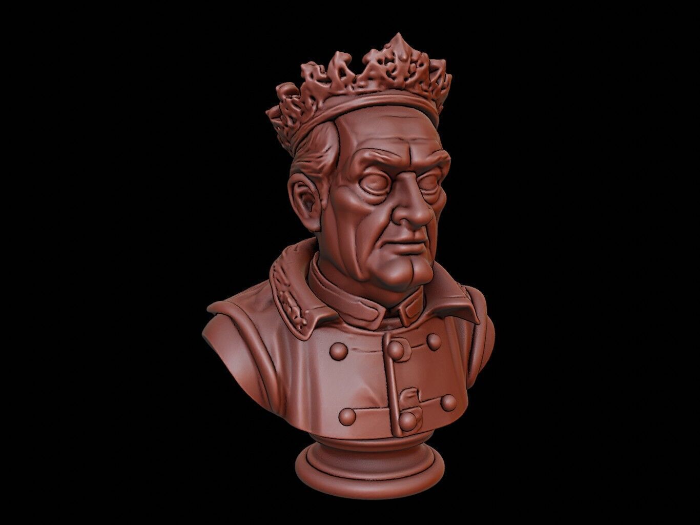 Richard III Bust 3D print model_1