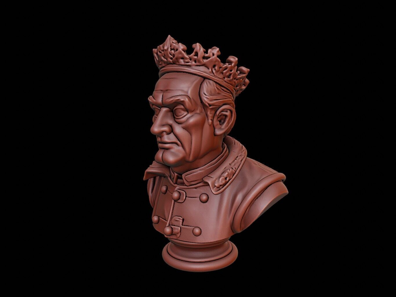 Richard III Bust 3D print model_2