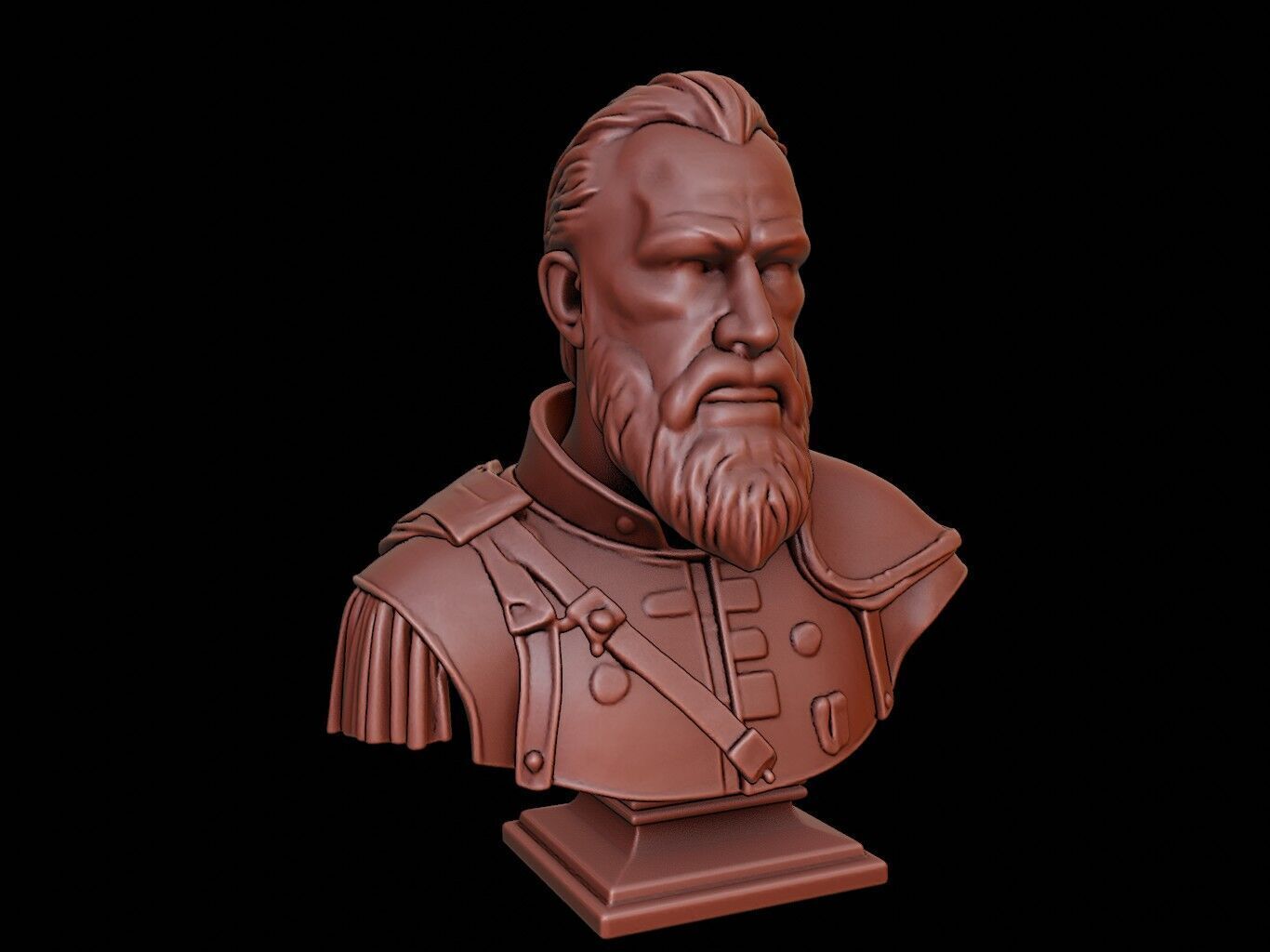 Robert the Bruce Bust 3D print model_1