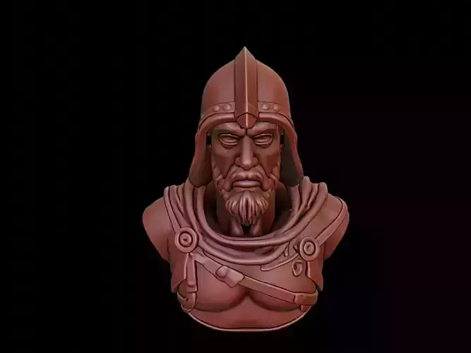 Saladin Bust 3D print model