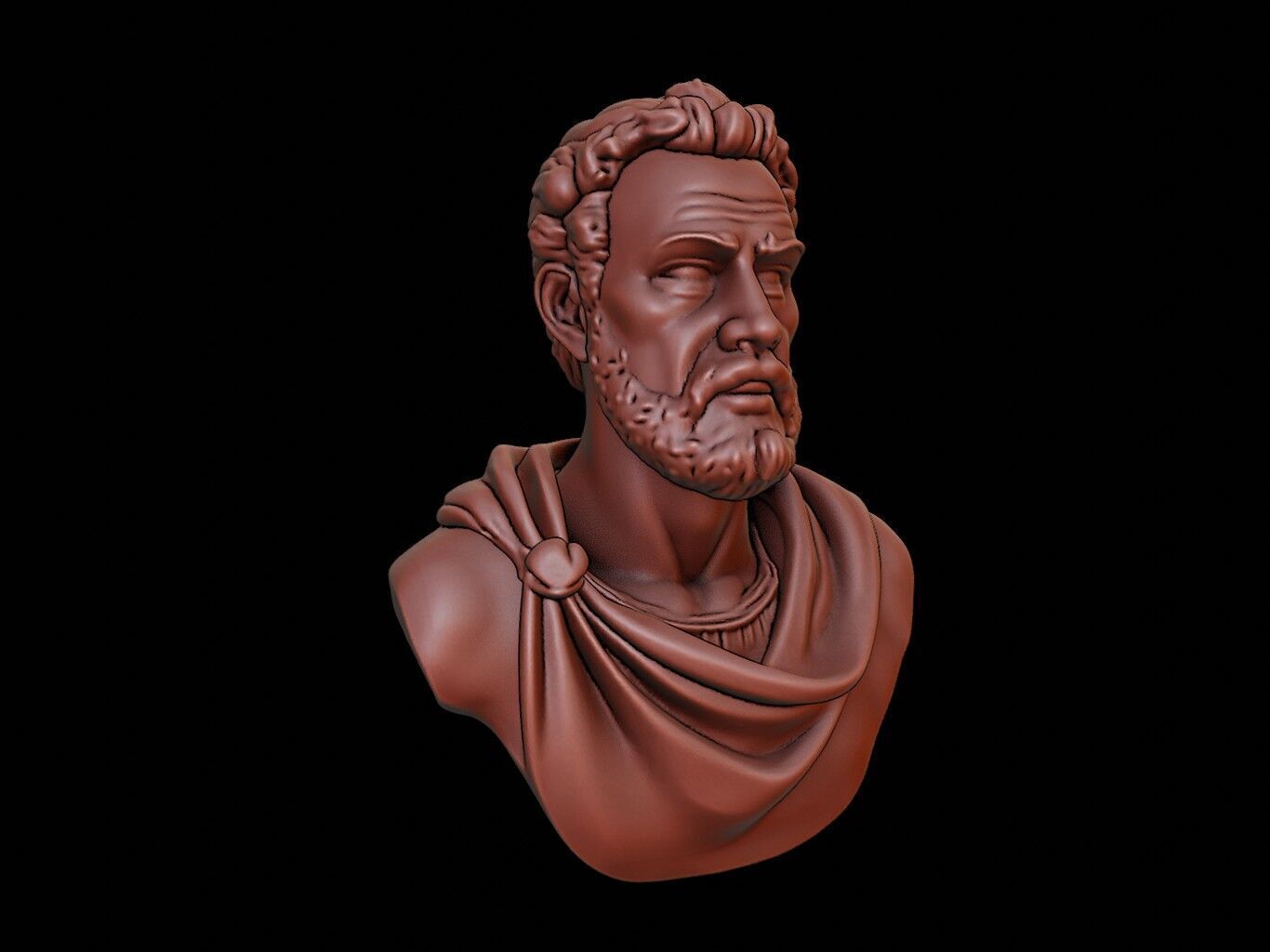Scipio Africanus Bust 3D print model_1