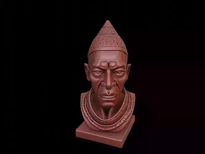 Shaka Zulu Bust