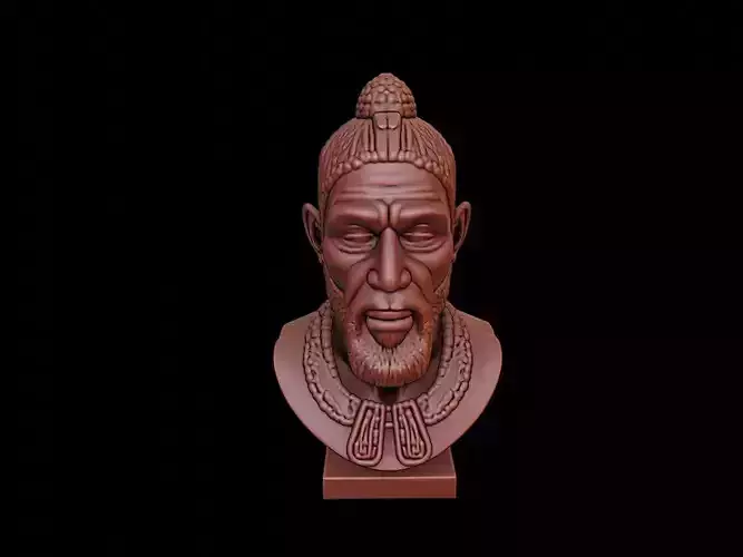 Shaka Zulu Bust
