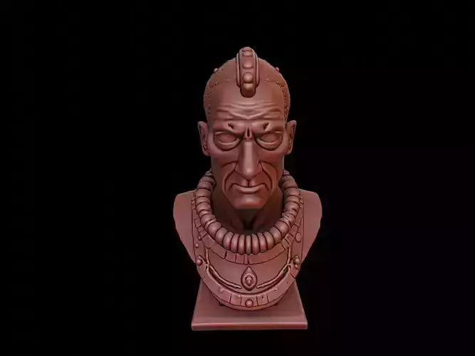 Shaka Zulu Bust