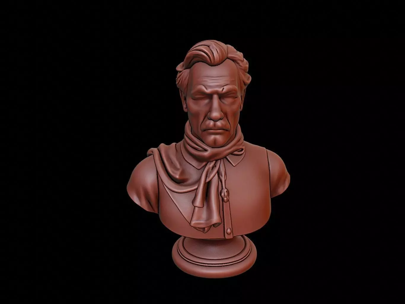Simon Bolivar Bust 3D print model