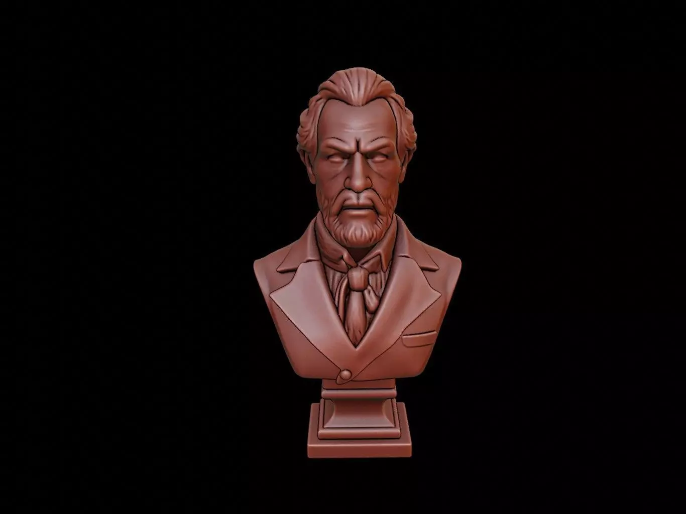 Simon Bolivar Bust 3D print model