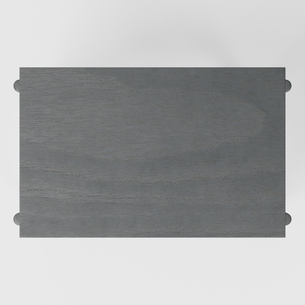 Jordi Mini Desk Black Low-poly 3D model_5