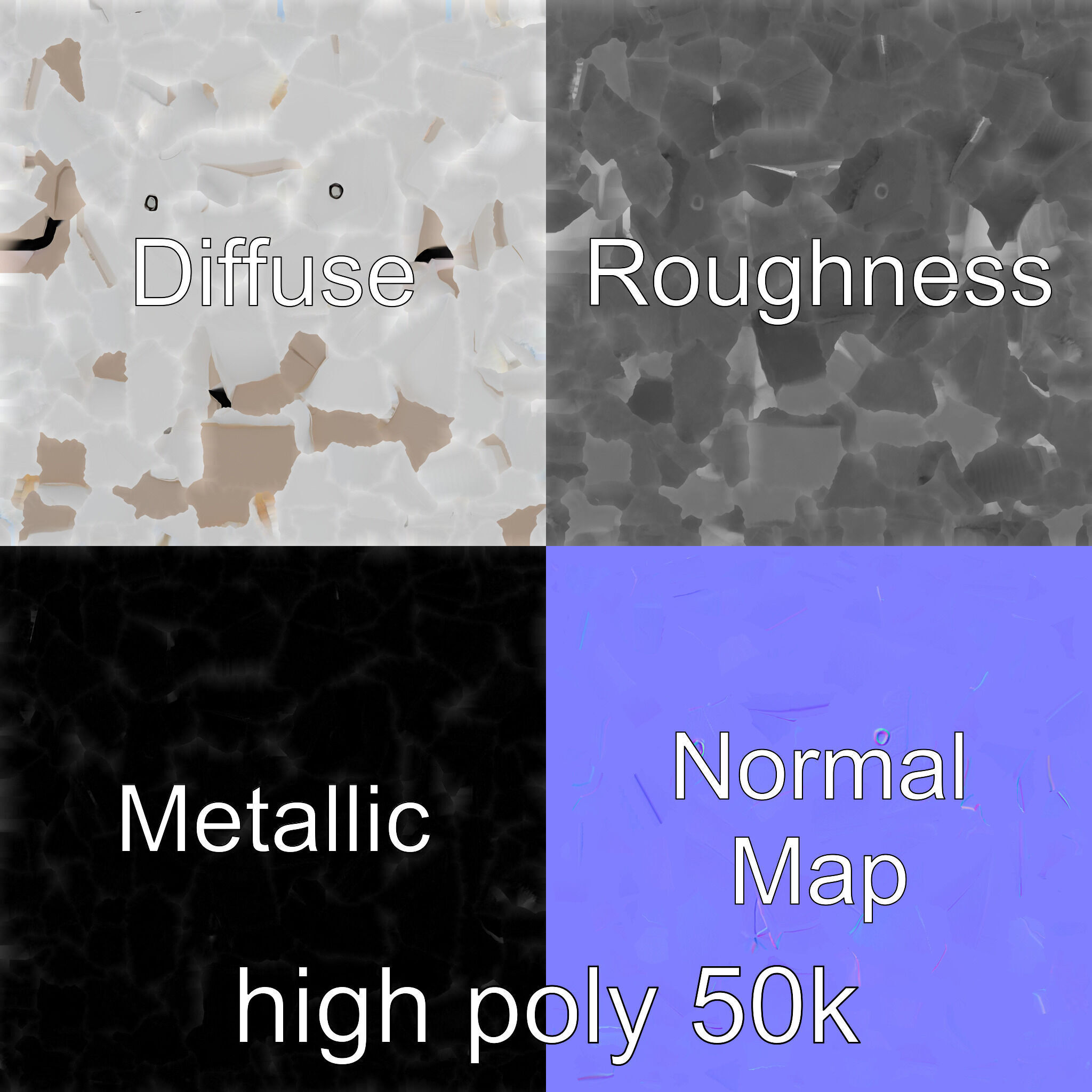 Origami Swan Elegant Design model pack Low-poly 3D model_1