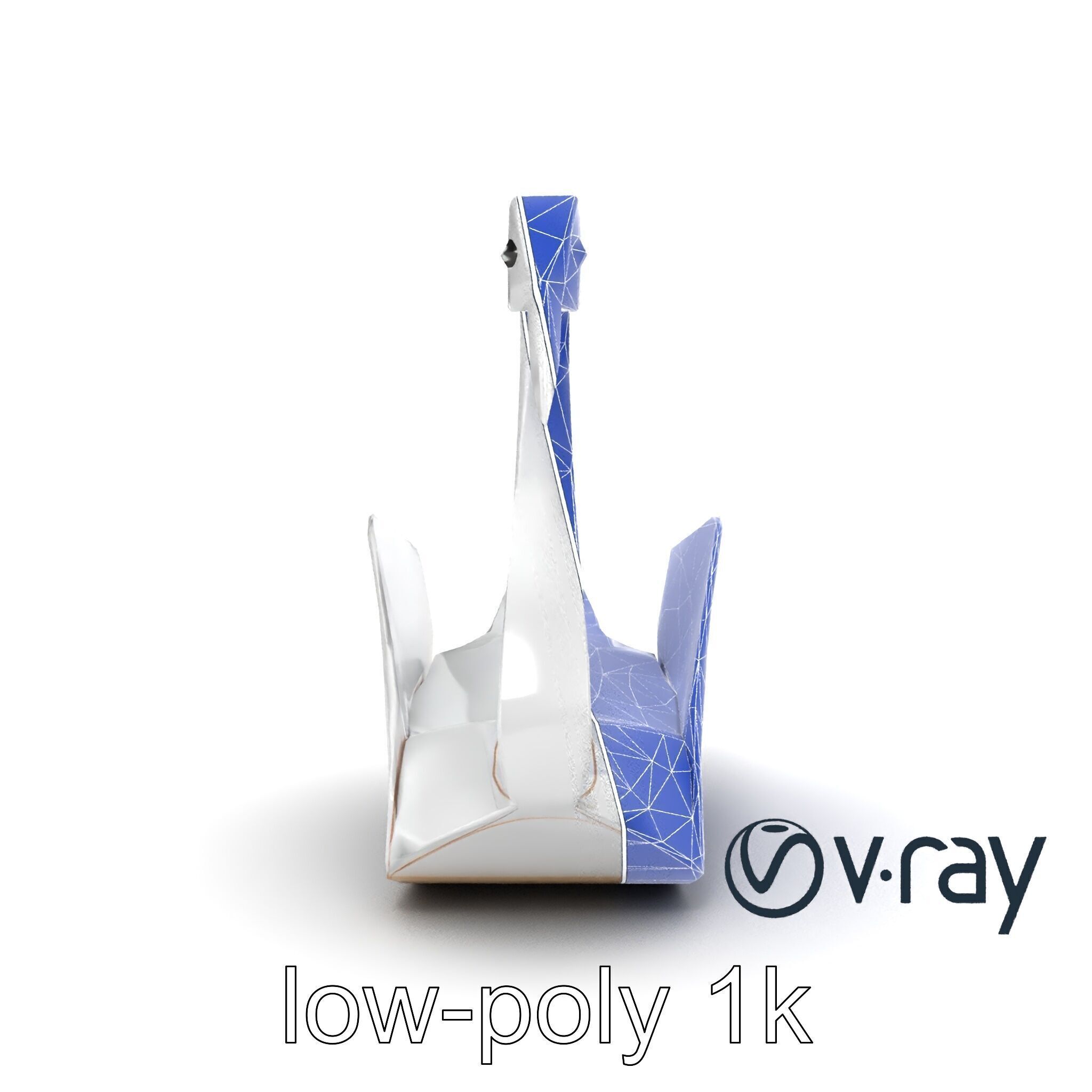 Origami Swan Elegant Design model pack Low-poly 3D model_17