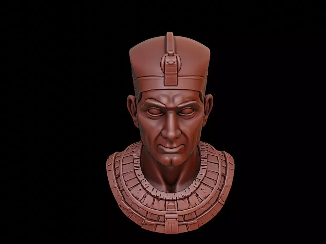 Thutmose III Bust 3D print model_0