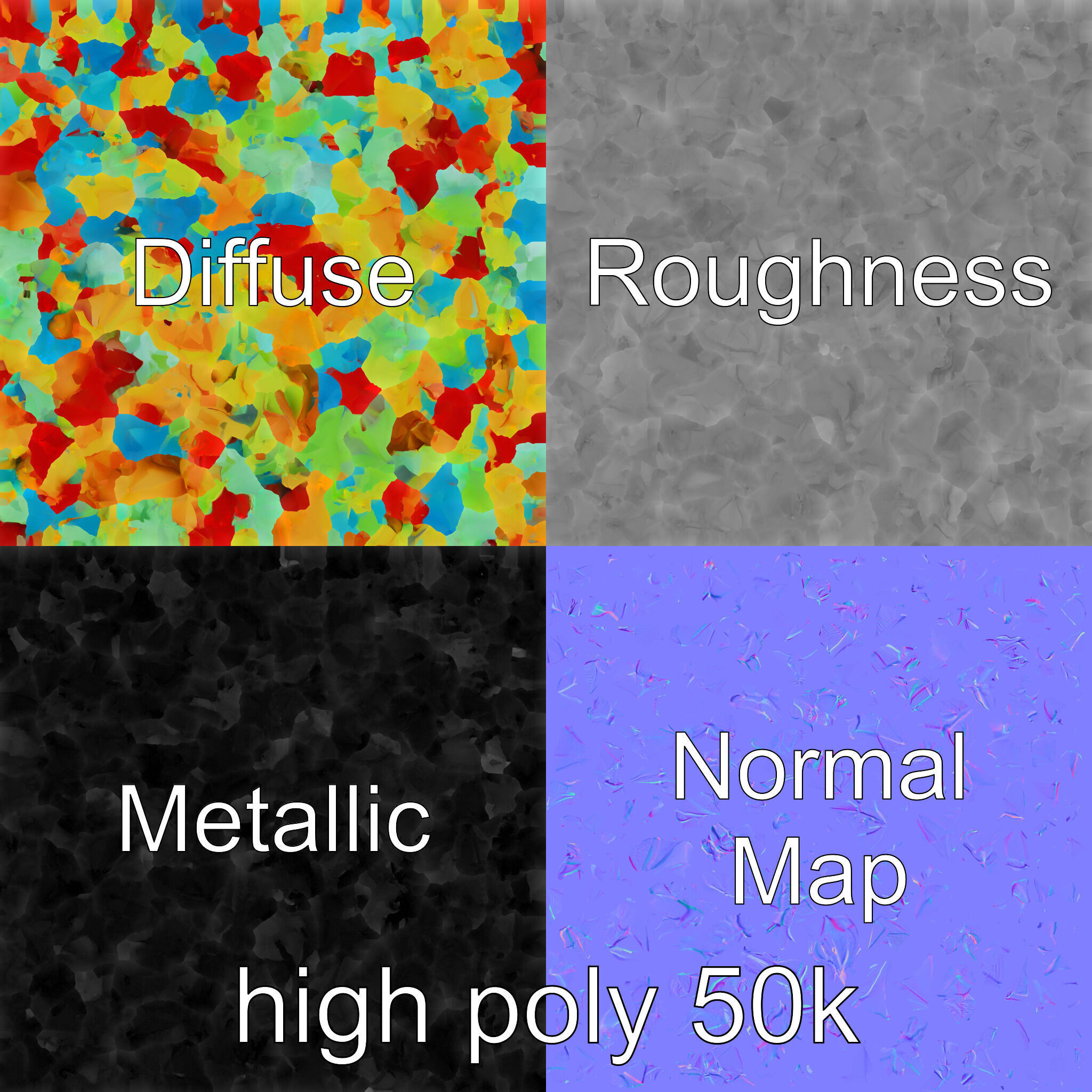 Festive Origami Crane Wreath Model Pack Low-poly 3D model_1