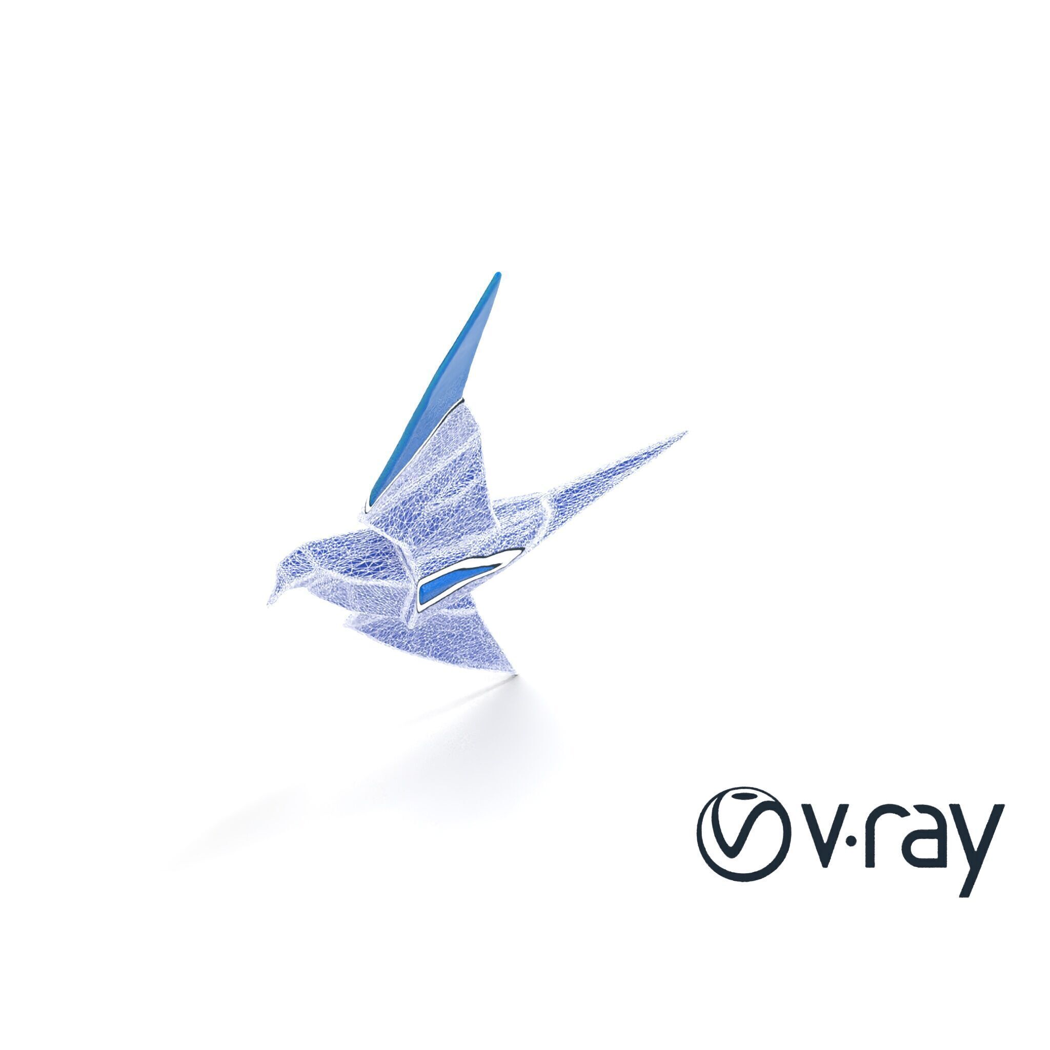 Artistic Origami Swallow 3D model pack Low-poly 3D model_19