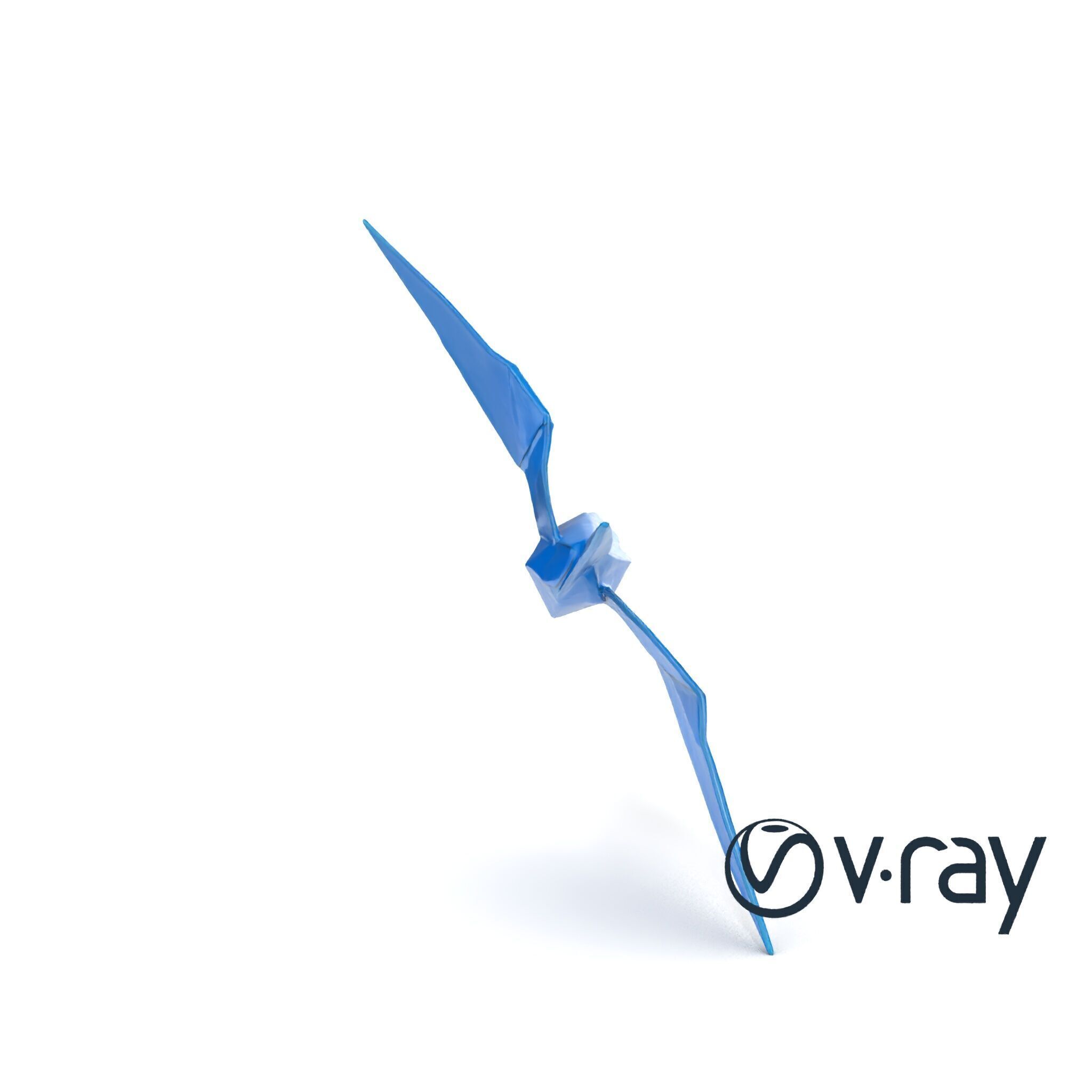 Artistic Origami Swallow 3D model pack Low-poly 3D model_27