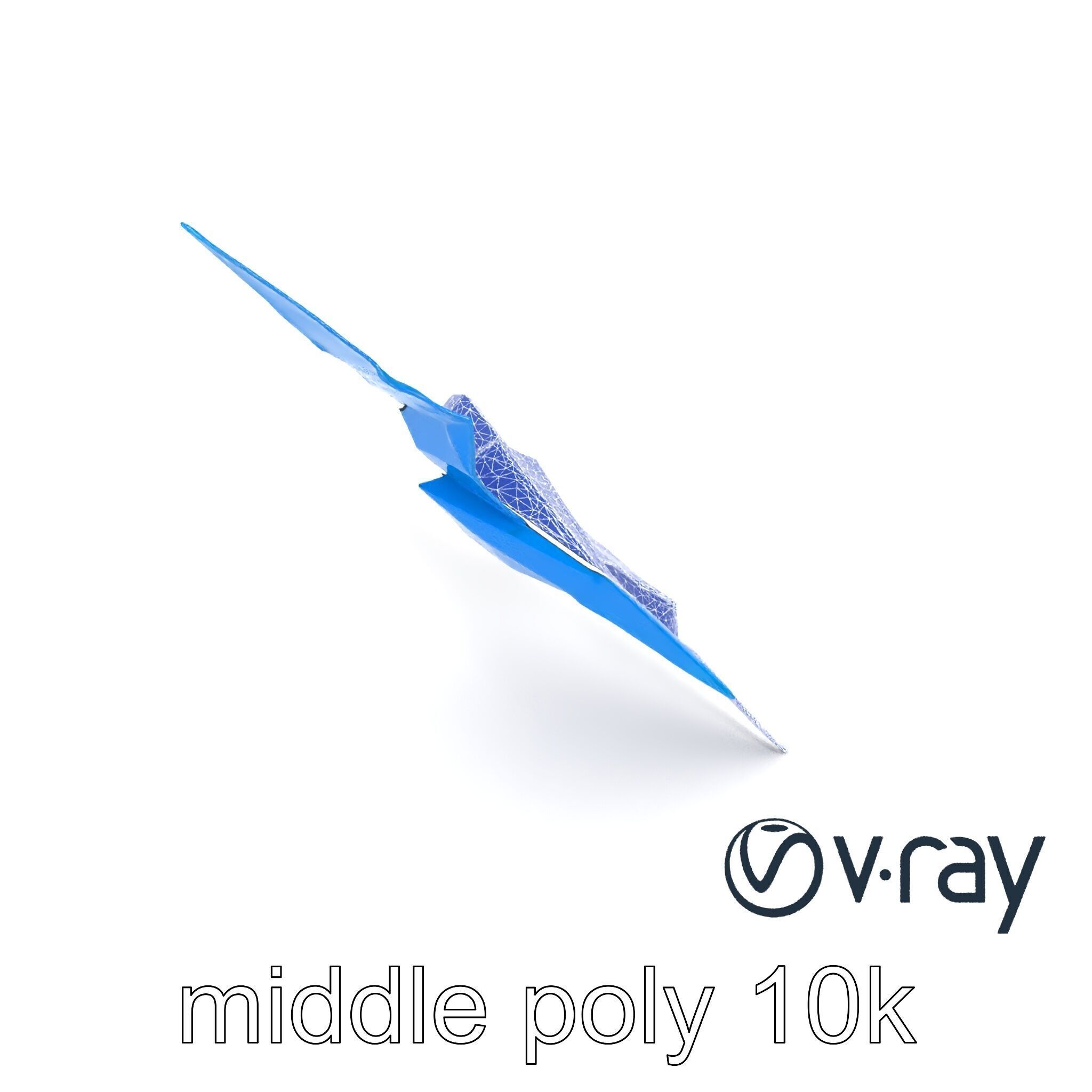 Artistic Origami Swallow 3D model pack Low-poly 3D model_21