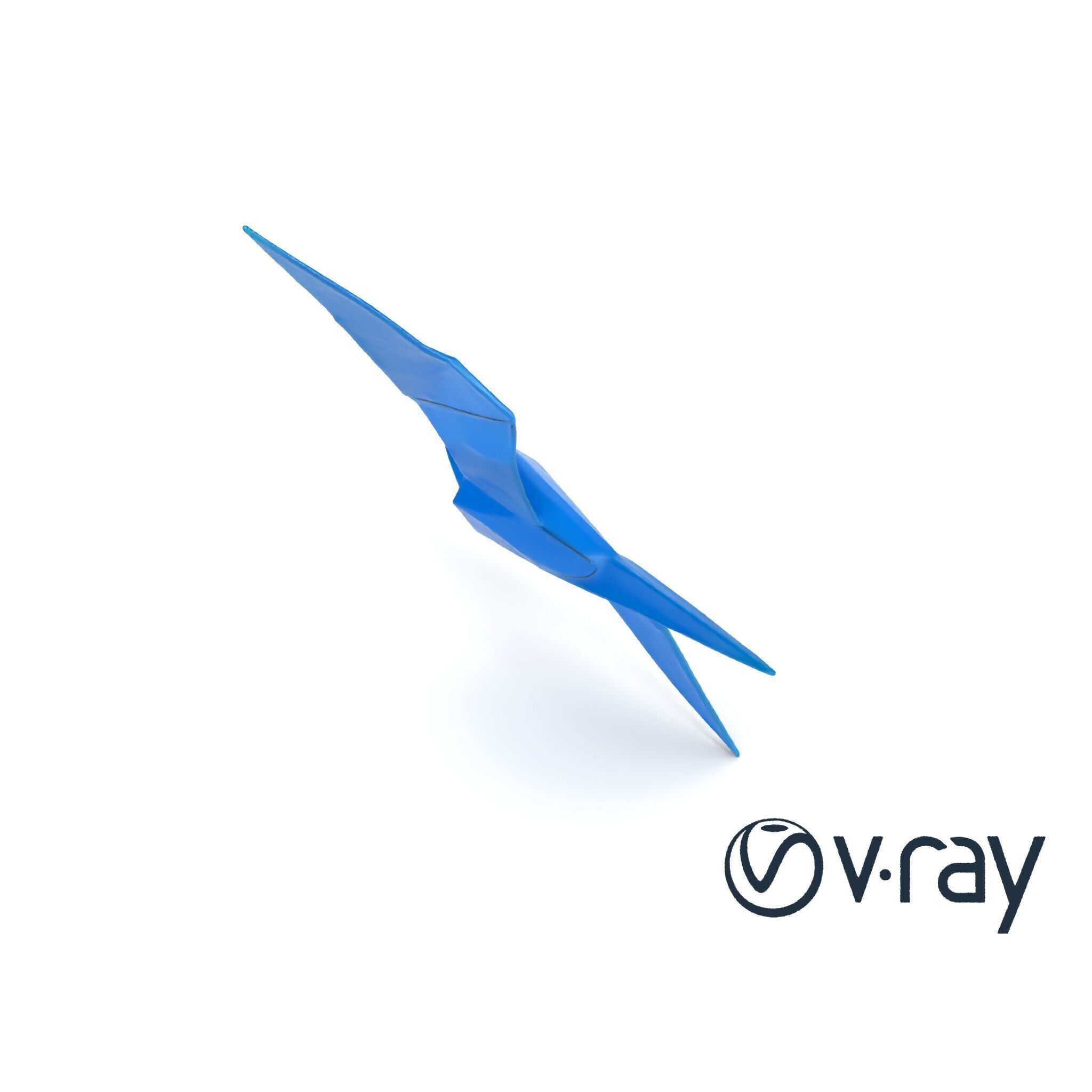 Artistic Origami Swallow 3D model pack Low-poly 3D model_17