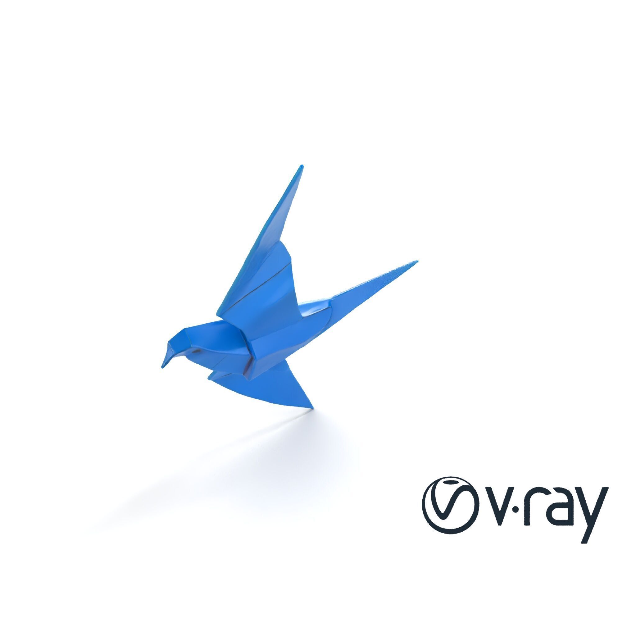 Artistic Origami Swallow 3D model pack Low-poly 3D model_16