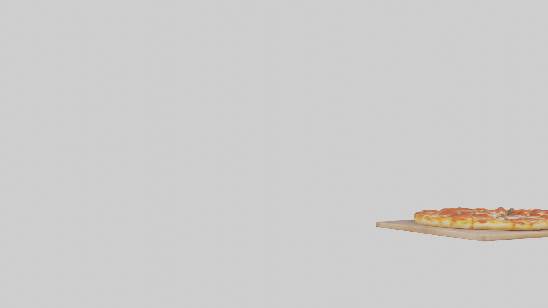 Buffalo chicken pizza model Low-poly 3D model_21