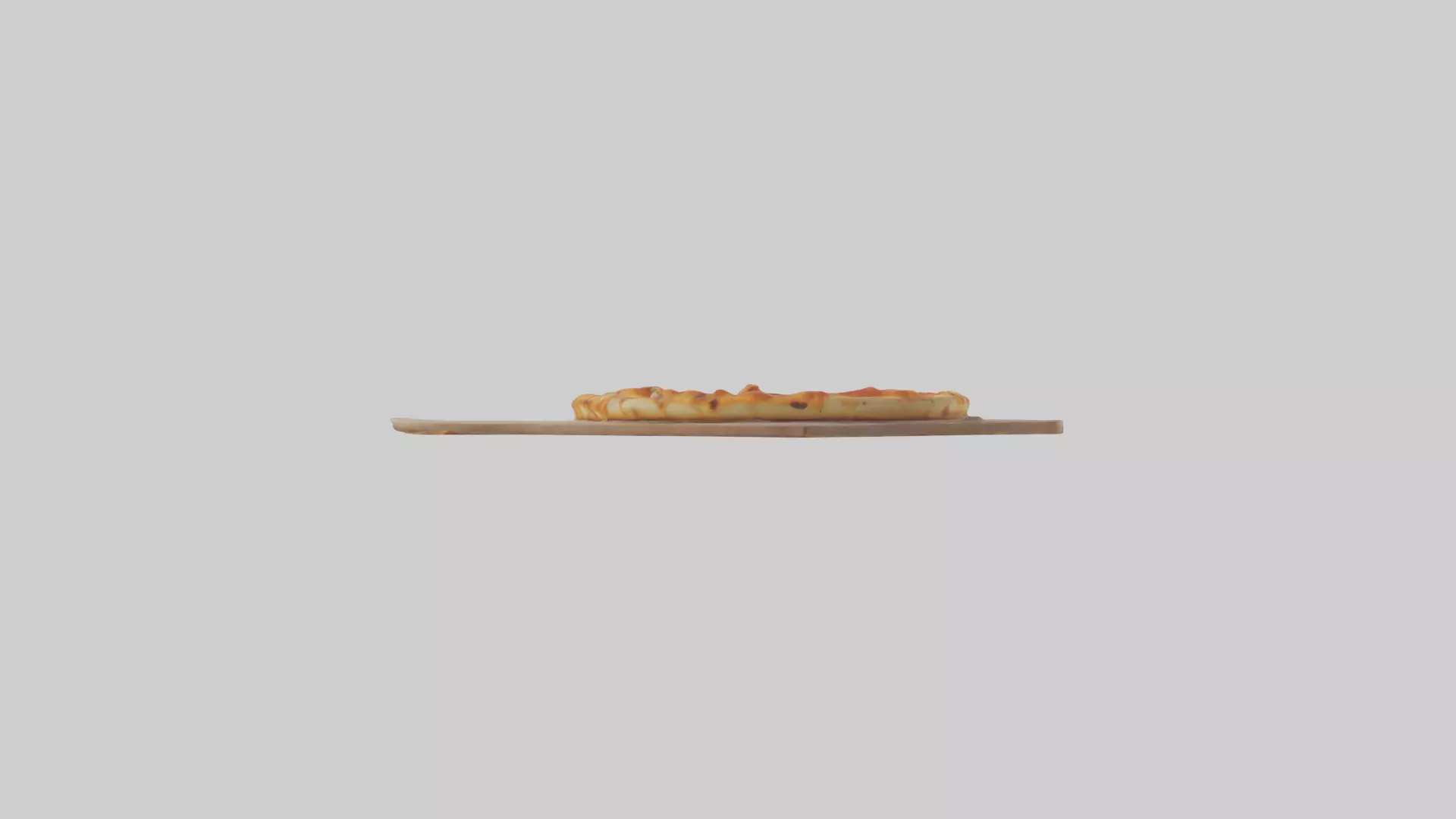 Buffalo chicken pizza model Low-poly 3D model_0